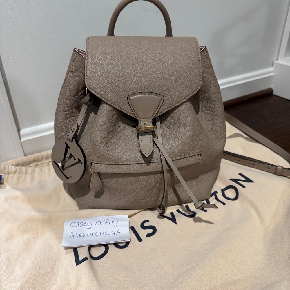 Louis Vuitton Montsouris Backpack PM Turtledove